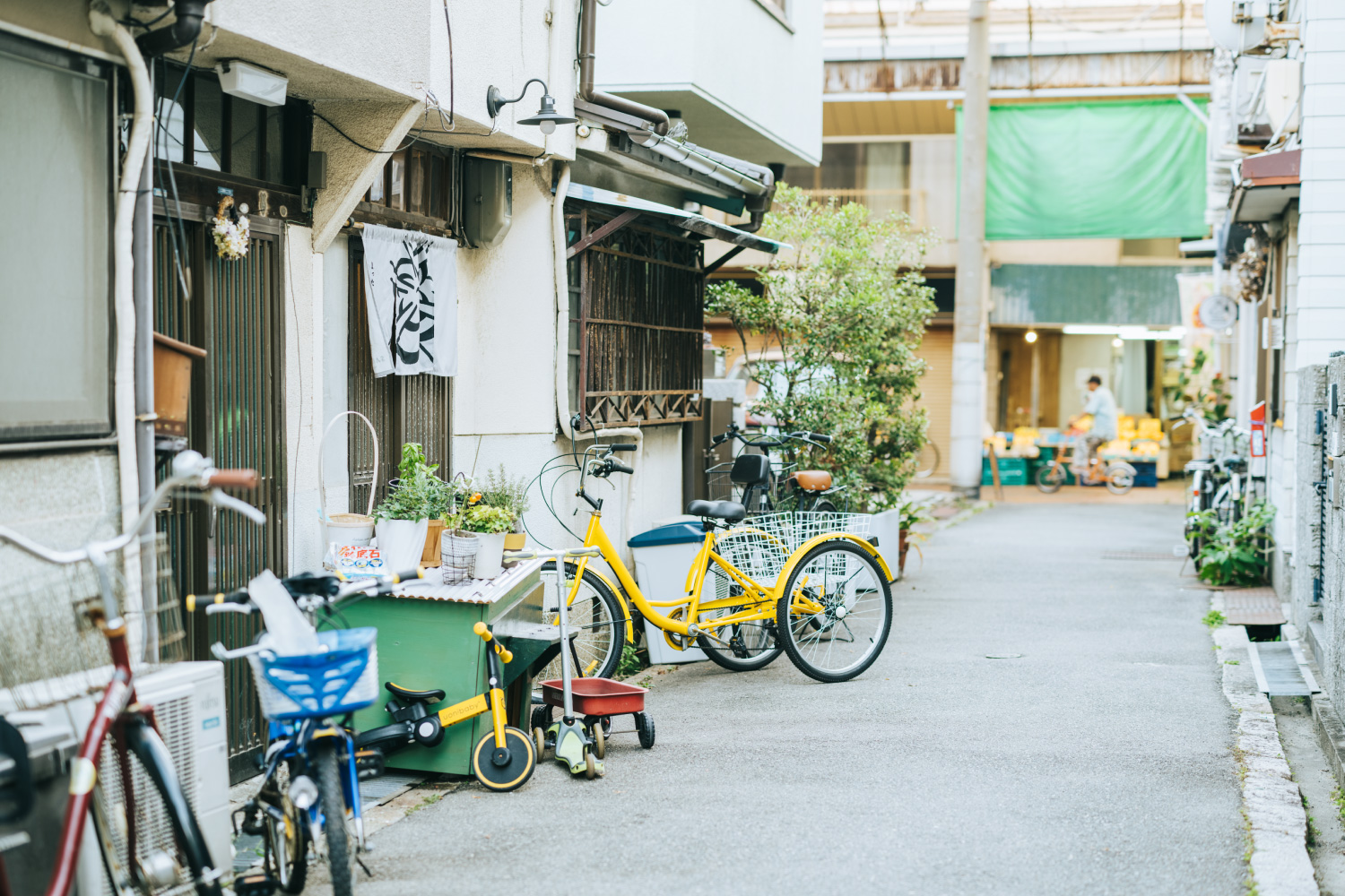 神戸の下町新長田の写真